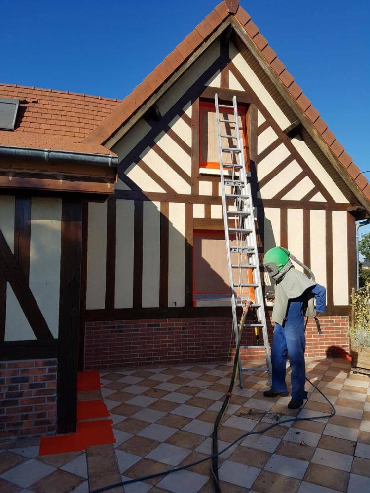 Aérogommage près de Verneuil d'Avre et d'Iton